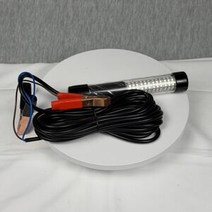 12V 30W 180 LED Submersible Green Fishing Light with 5M Cord Alligator Clips